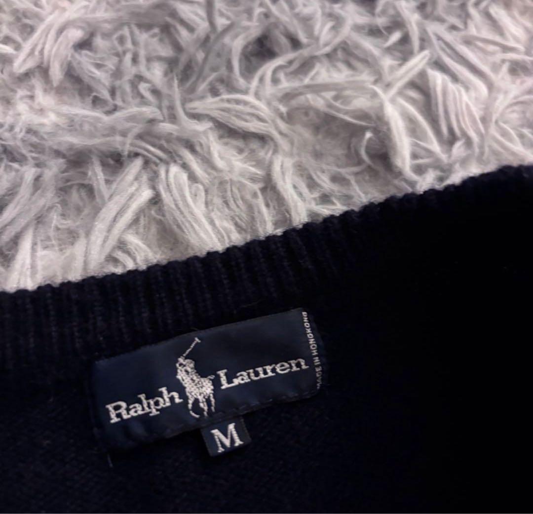 M*様 90s Polo Ralph Lauren ニット セーター　navy