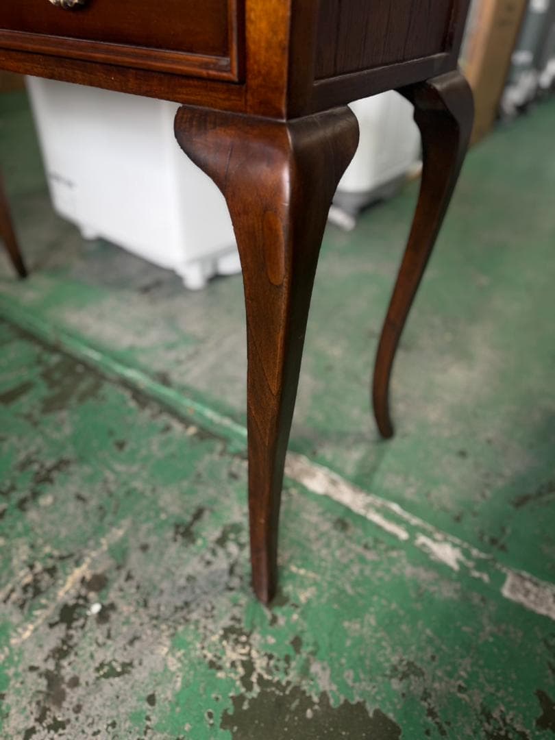 【miumiu】木製ダークブラウンデスク 3引き出し　165