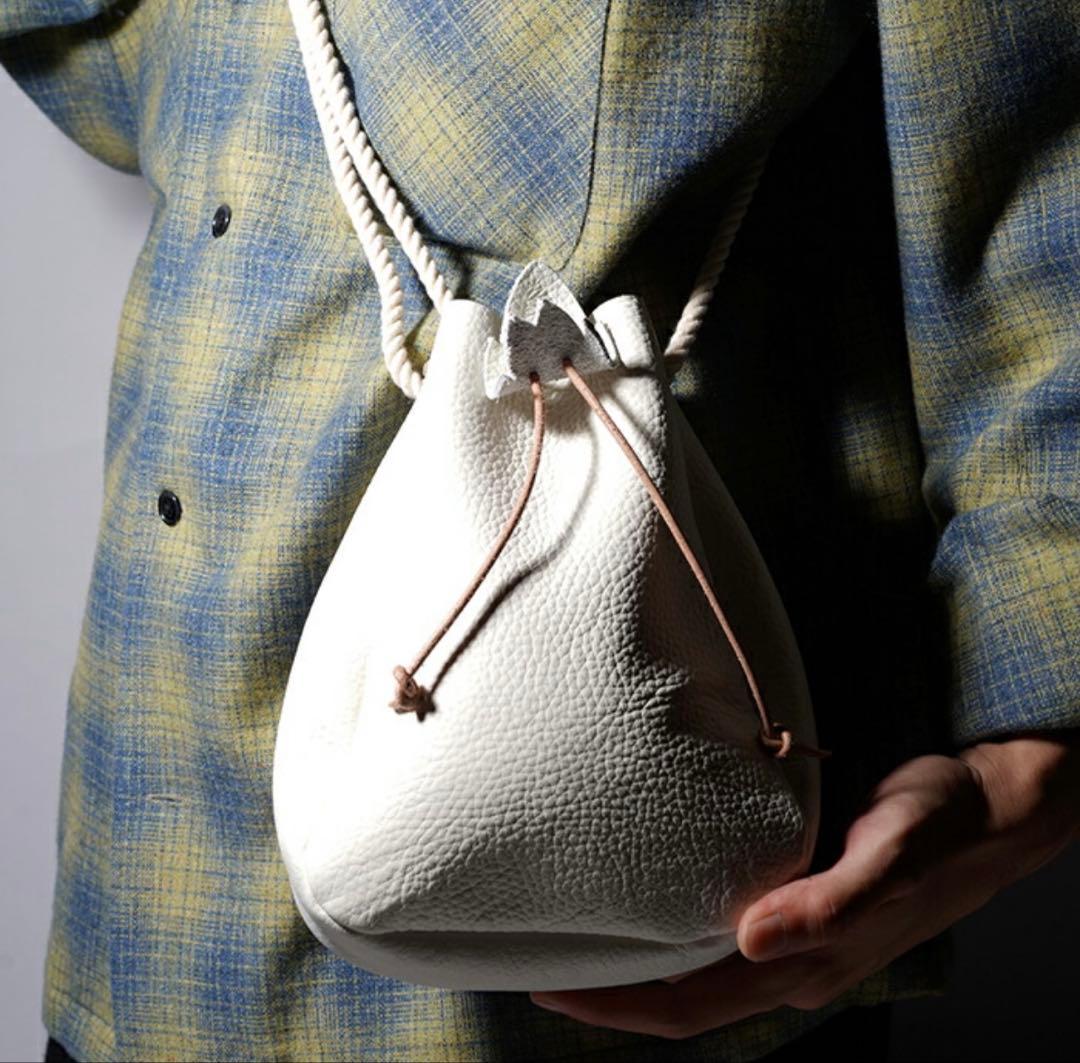 Nastoys ナストイズ　Marine Bag / WHITE レザー