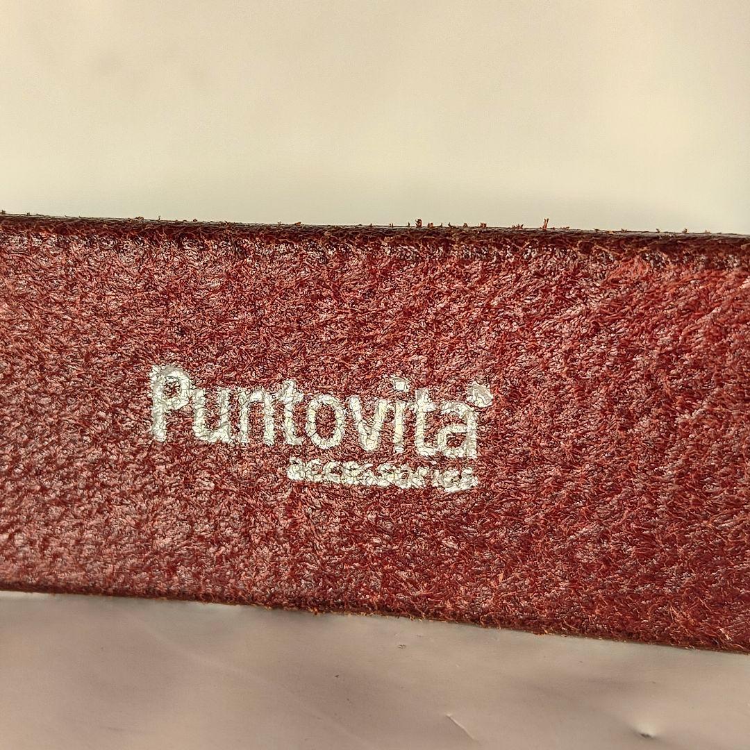 【Vintage】PUNTOVITA イタリア製　高級コンチョベルト　本革正規品