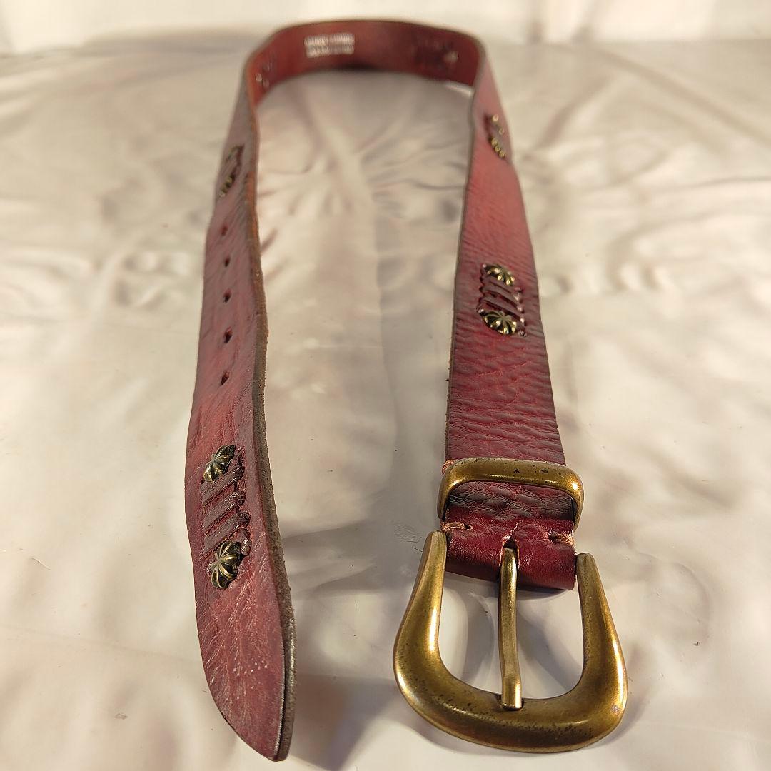 【Vintage】PUNTOVITA イタリア製　高級コンチョベルト　本革正規品