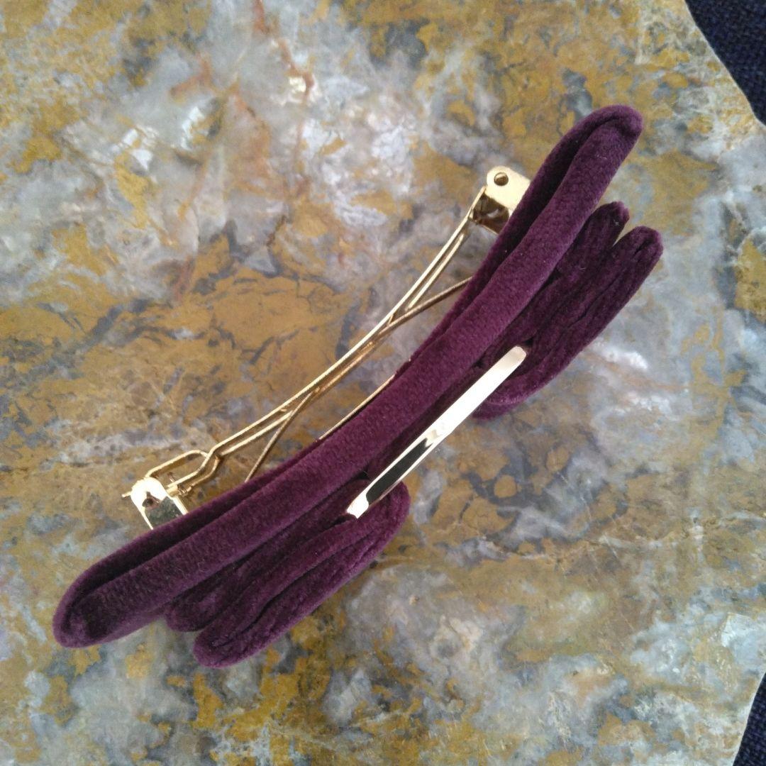 専用「レア」FERRAGAMO フェラガモ　ベロア　バレッタ　ボルドー