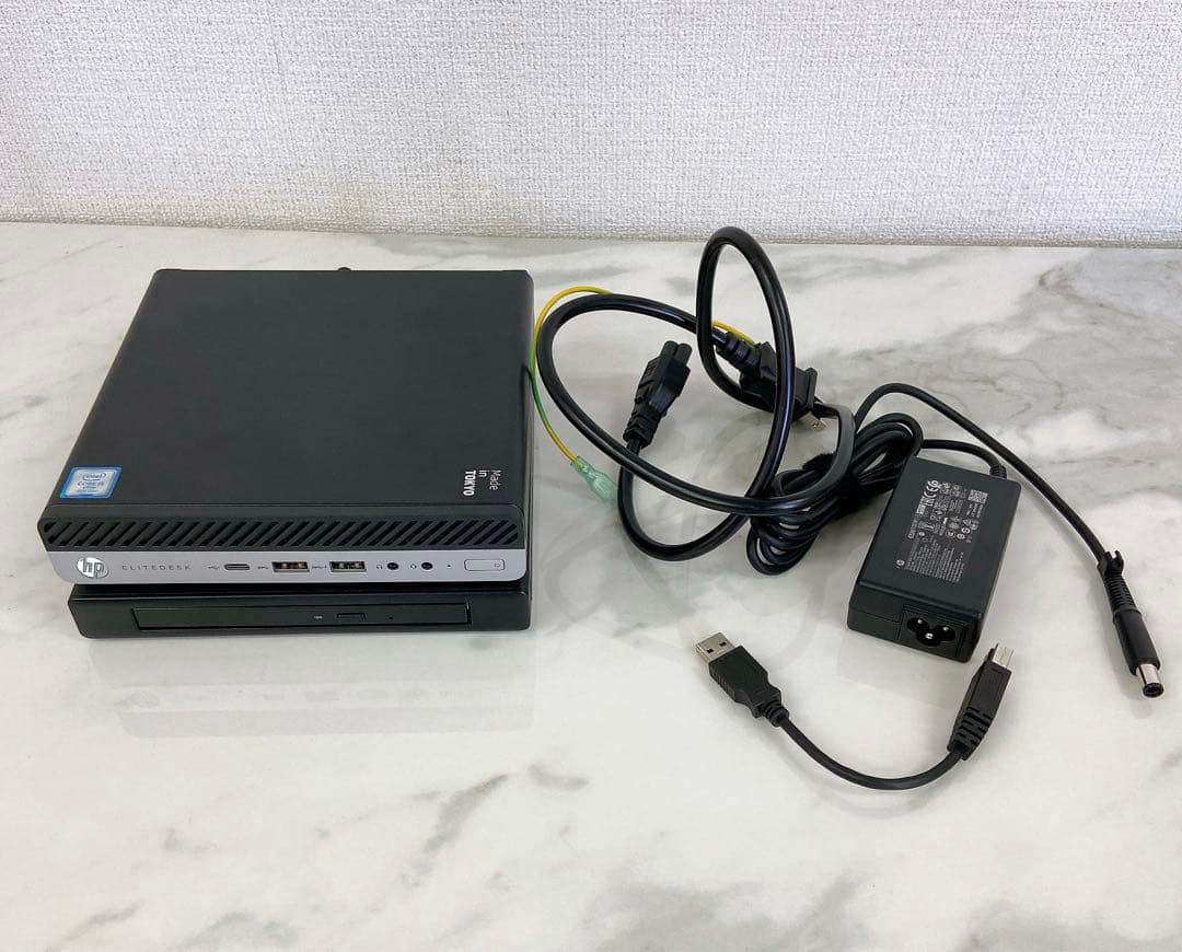 。HP EliteDesk 800 G5 Desktop Mini デスクトップ