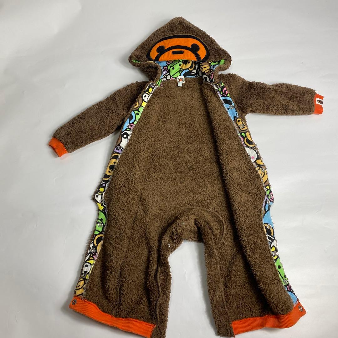 エイプキッズ フリースロンパース 80cm