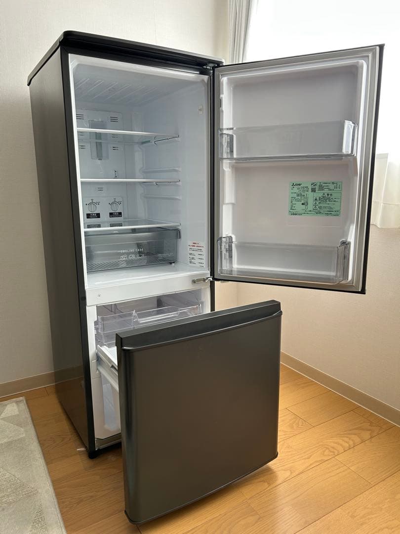 三菱電機 冷凍冷蔵庫 MR-P15F-H 2020年製 146L