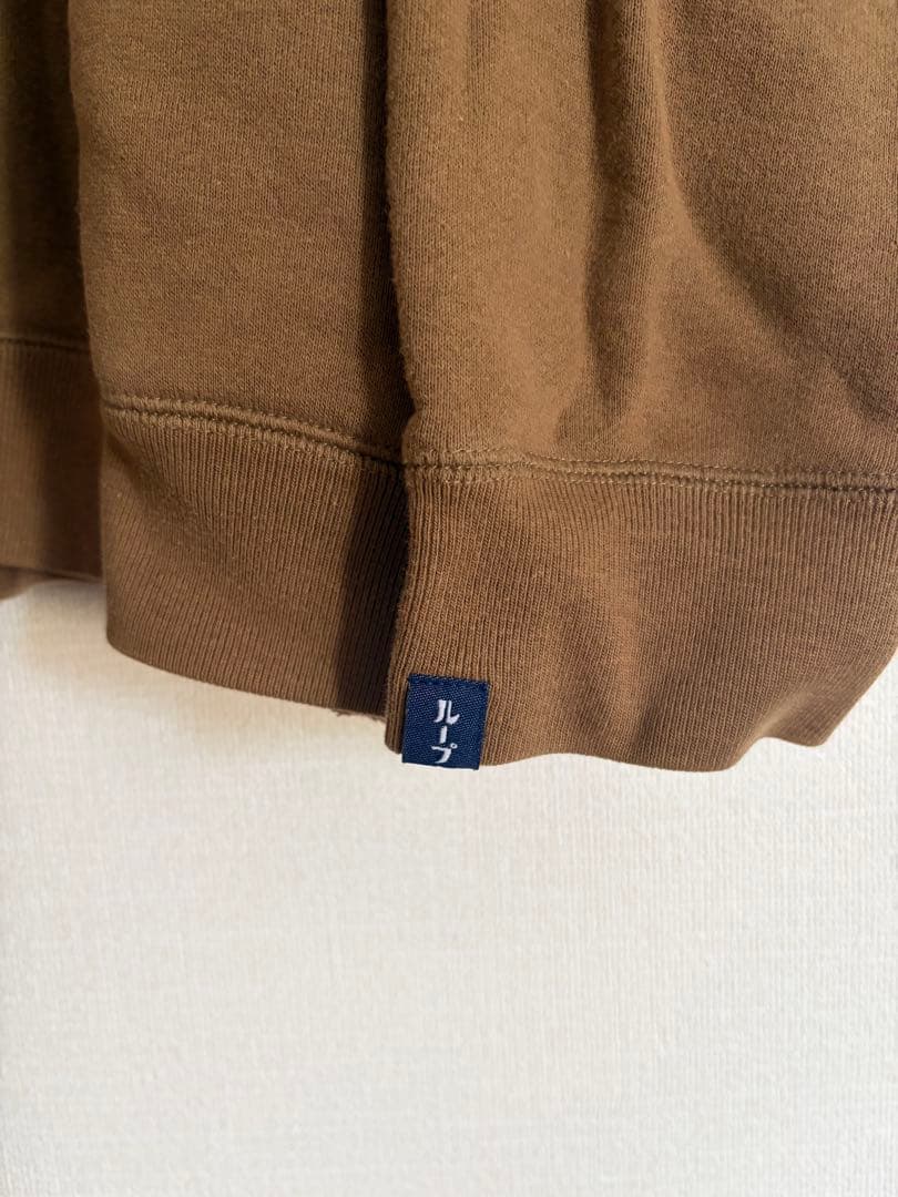 Graphpaper × LOOPWHEELER スウェット ハーフジップ