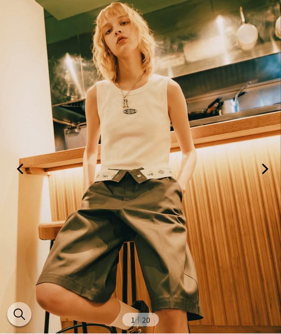 X-girl Dickies ハーフパンツ 新品未使用 ブラック 黒