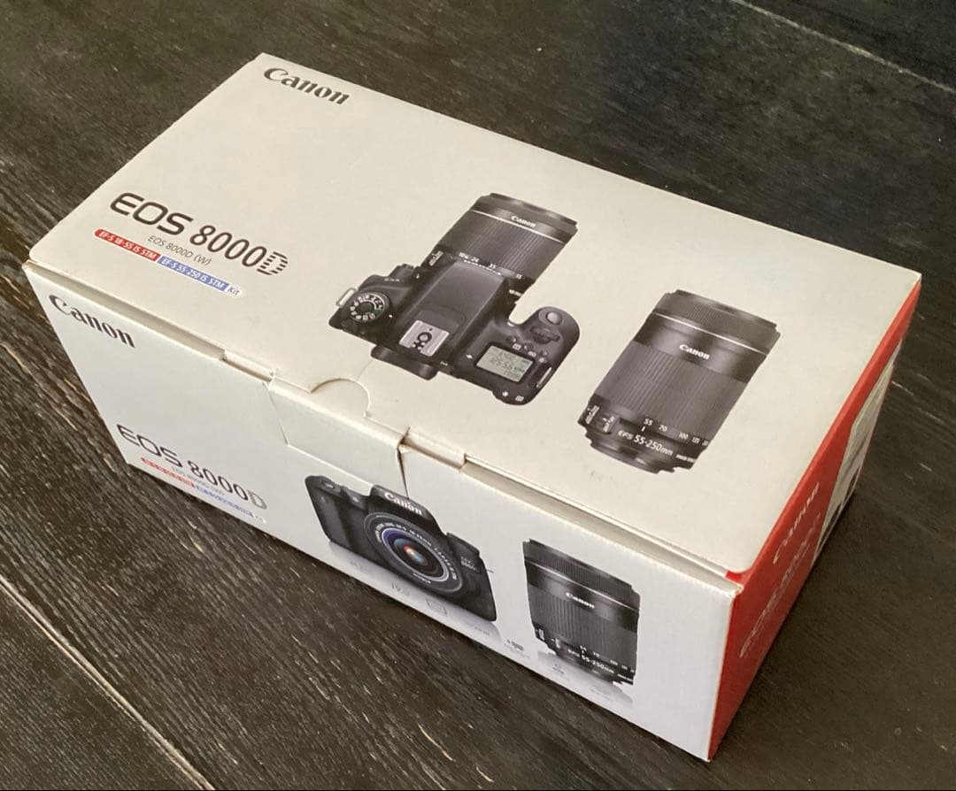 CanonEOS8000Dデジタル一眼レフカメラ　ダブルズームキット&おまけ