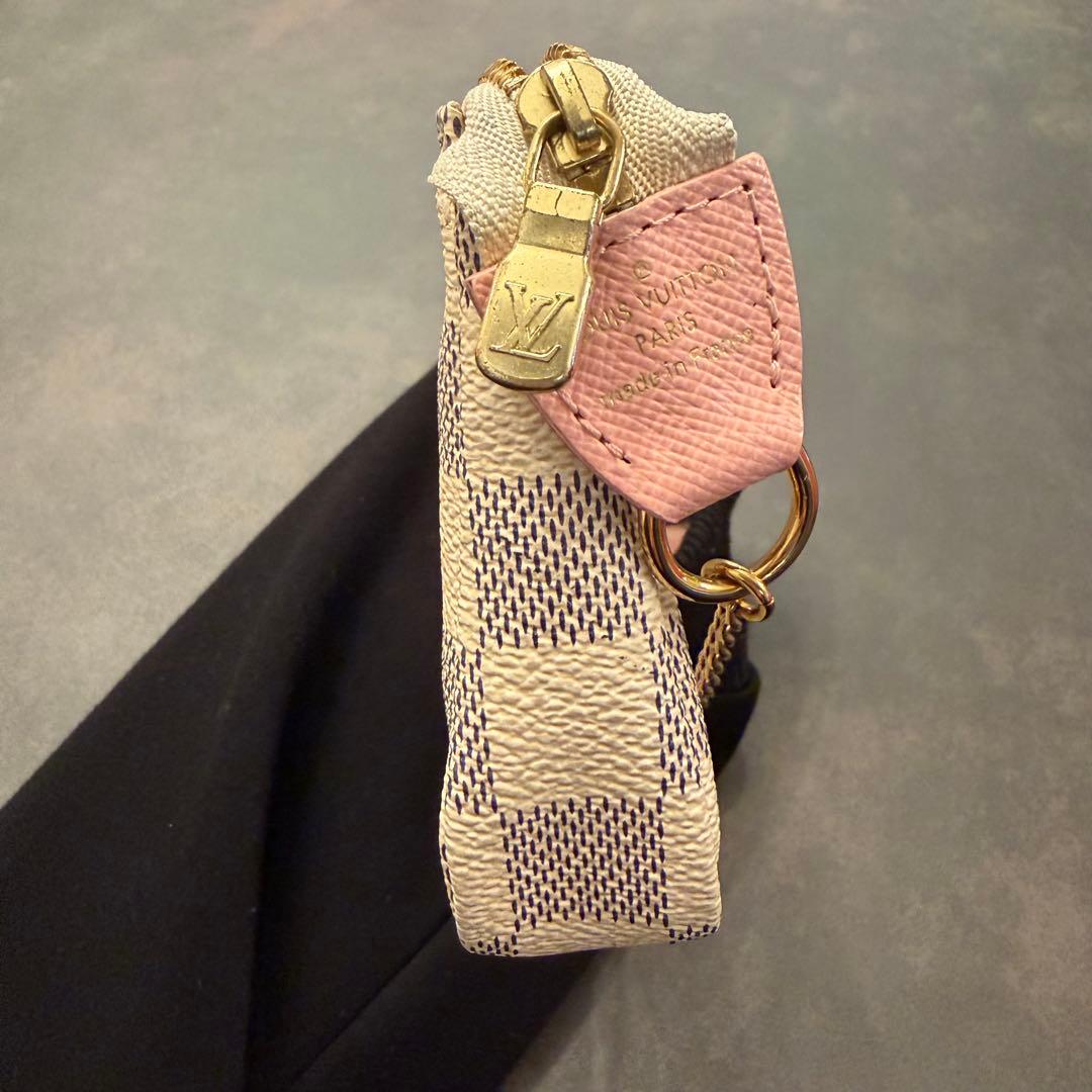 ルイ・ヴィトン ダミエ・アズール ミニ・ポシェット・アクセソワール