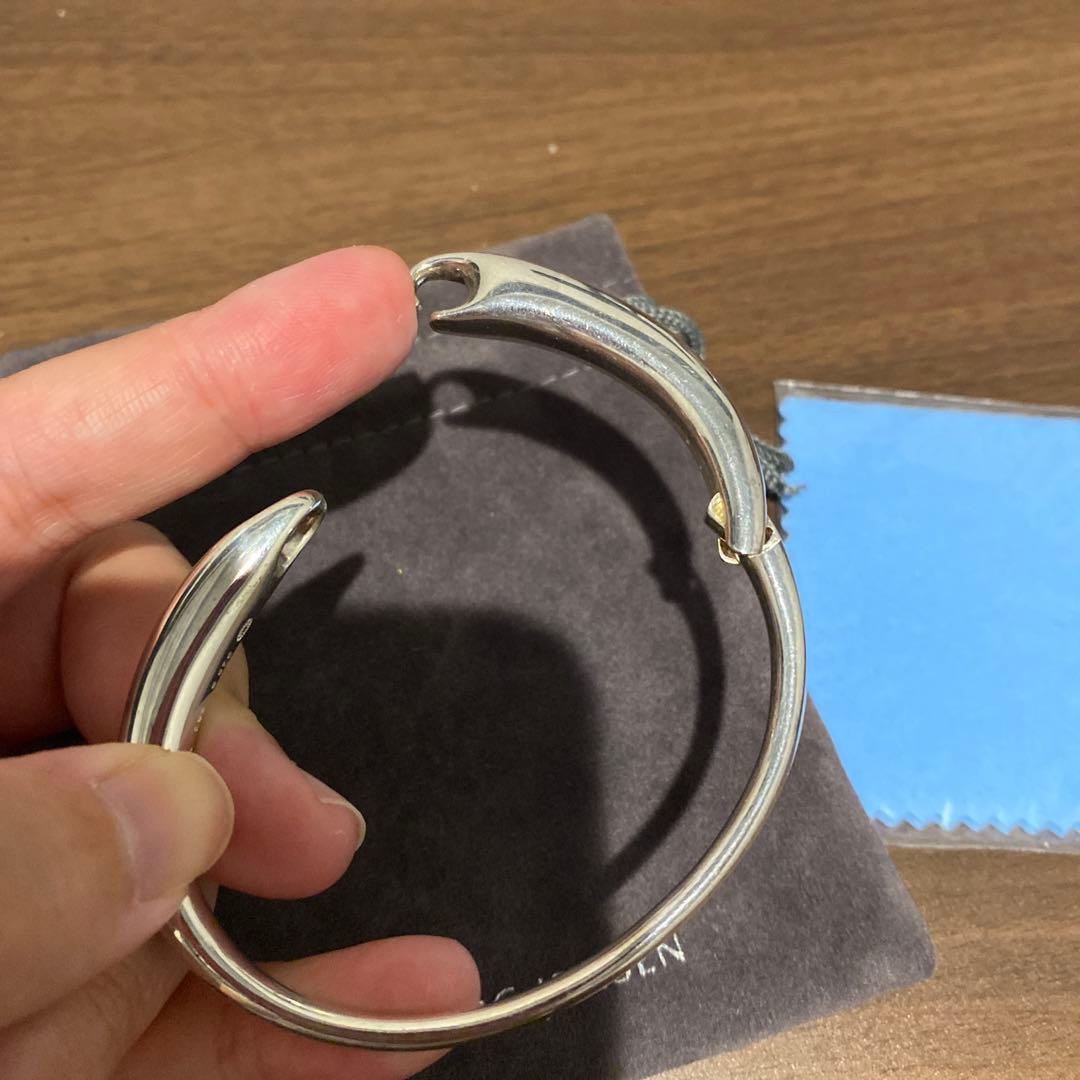 た*ん様   シルバー925 リフレクトバングル M