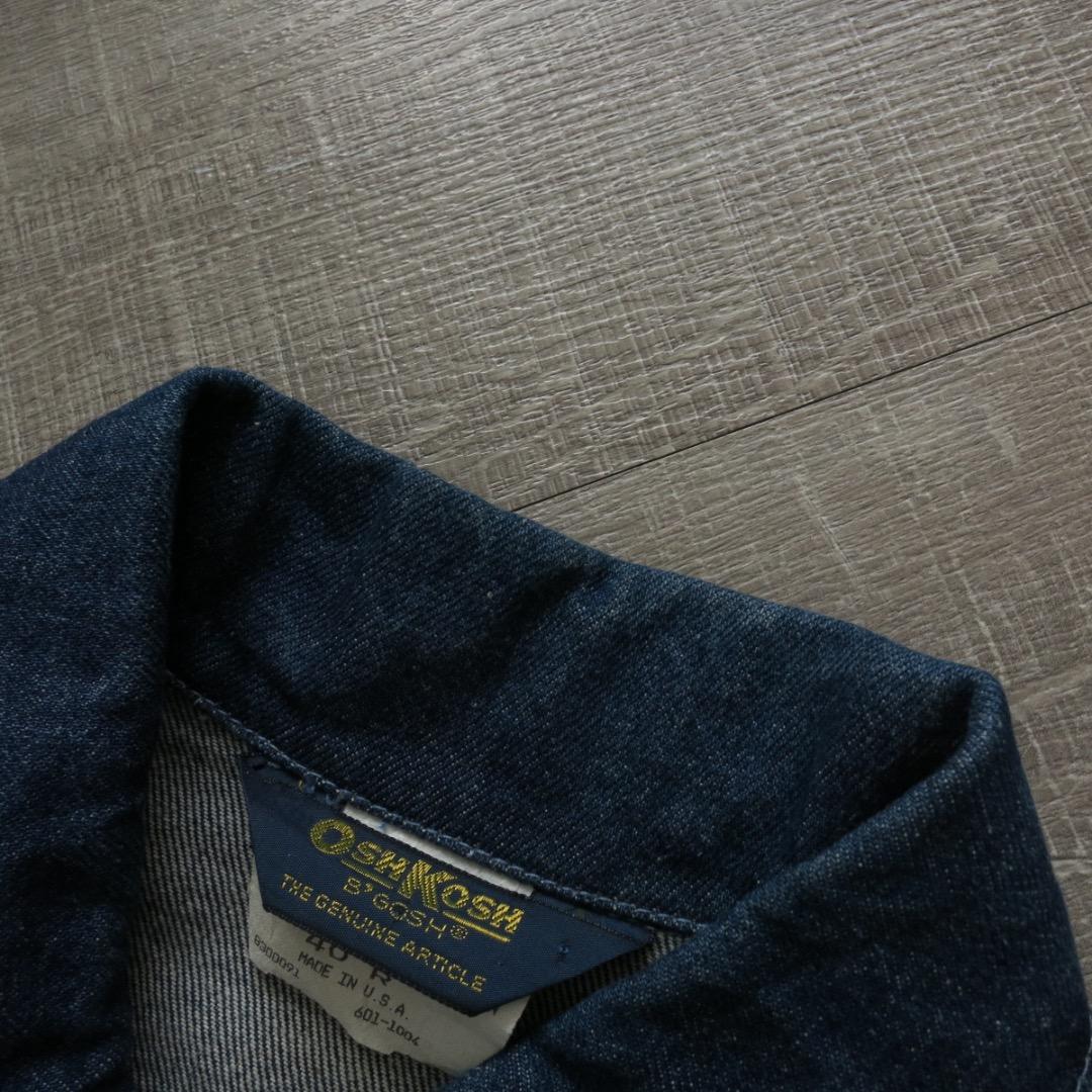 40 Oshkosh B'GOSH USA製 デニム カバーオール ジャケット
