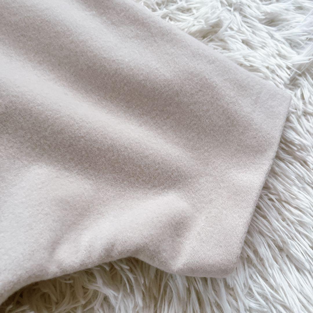 極美品✨25aw♡BEARDSLEY ウールポンチョコート アイボリー Fサイズ