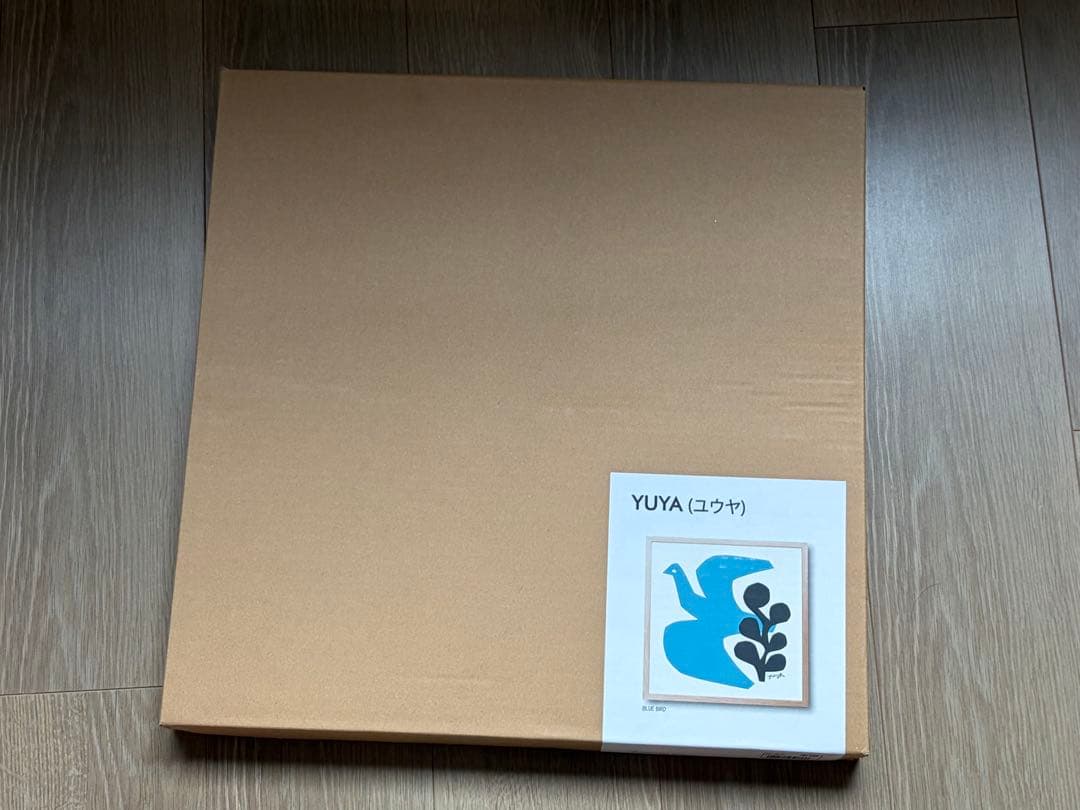 YUYA BLUE BIRD アートポスター（フレーム付き）