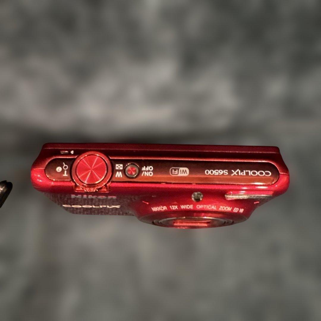 Nikon COOLPIX S6500 レッド コンパクトデジタルカメラ