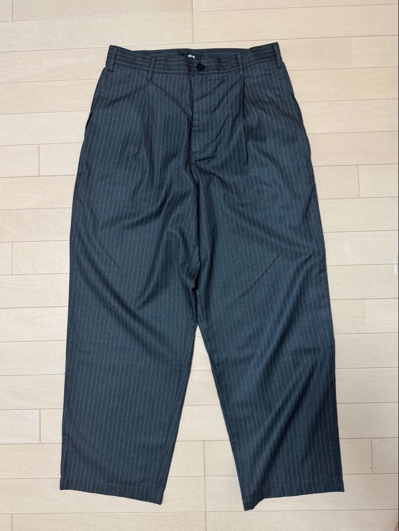 パンツ Stussy STRIPED VOLUME PLEATED TROUSER 32