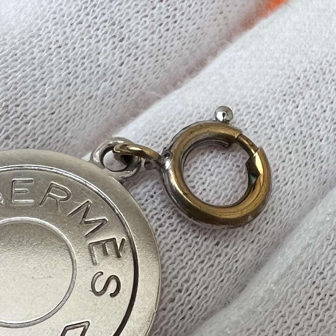 エルメス HERMÈS セリエモチーフ ペンダントトップ チャーム シルバー