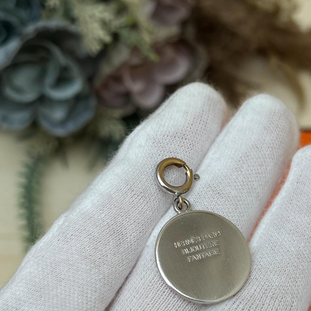 エルメス HERMÈS セリエモチーフ ペンダントトップ チャーム シルバー