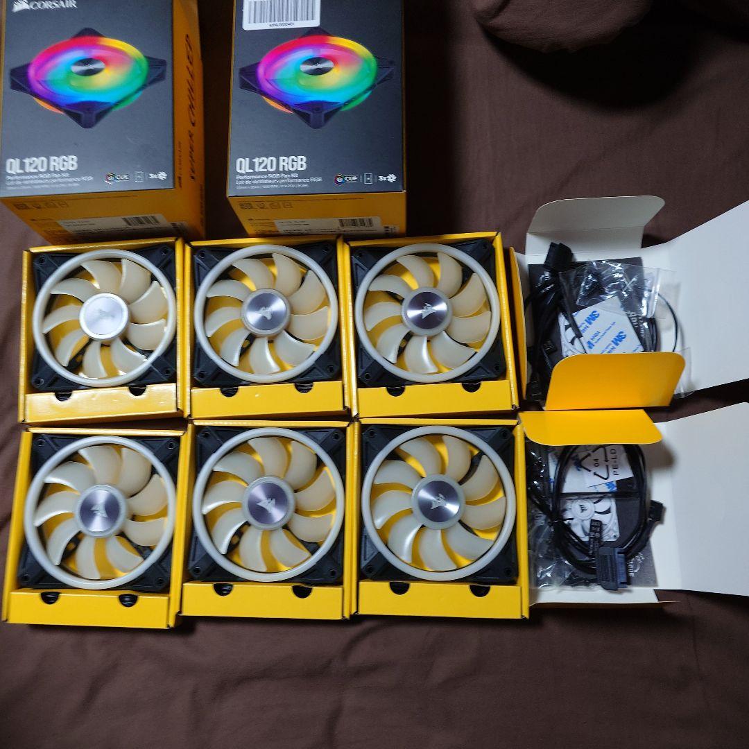 Corsair QL120 120㎜ 3連ファン×2 CO-9050098-WW