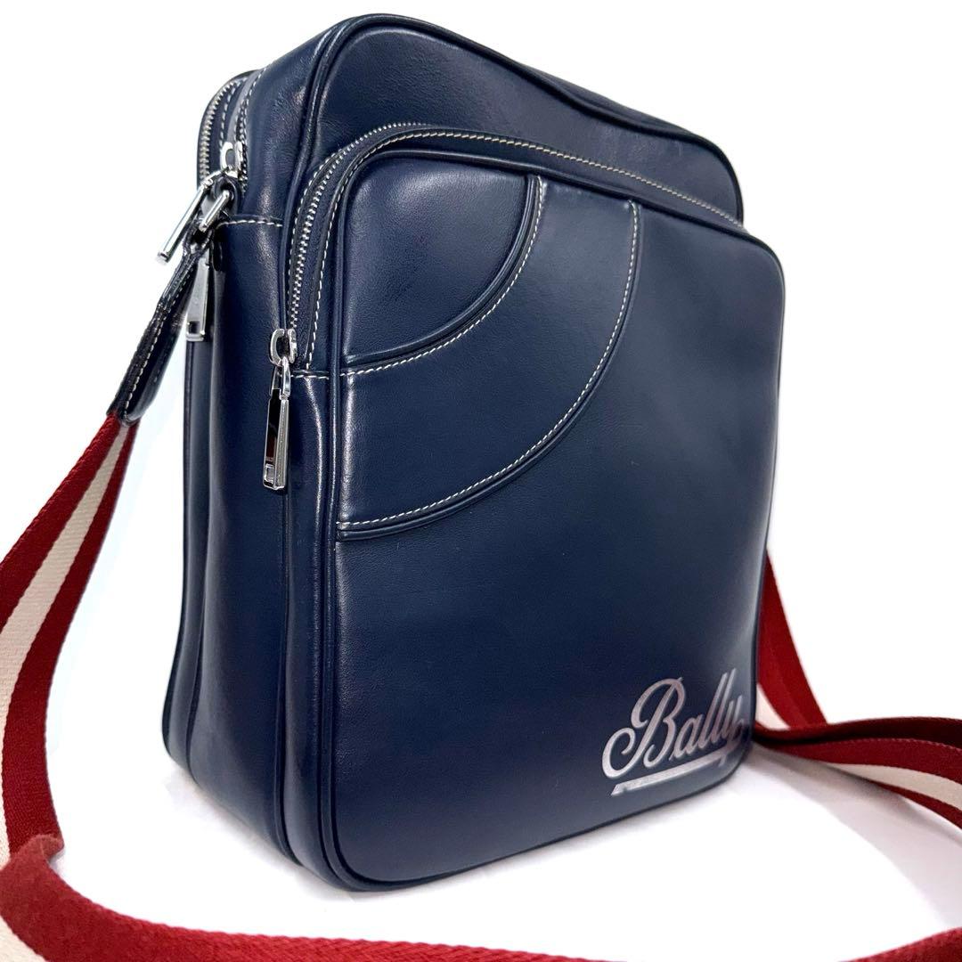 ✨美品✨BALLY バリー ショルダー トートバッグ ネイビー 近代モデル