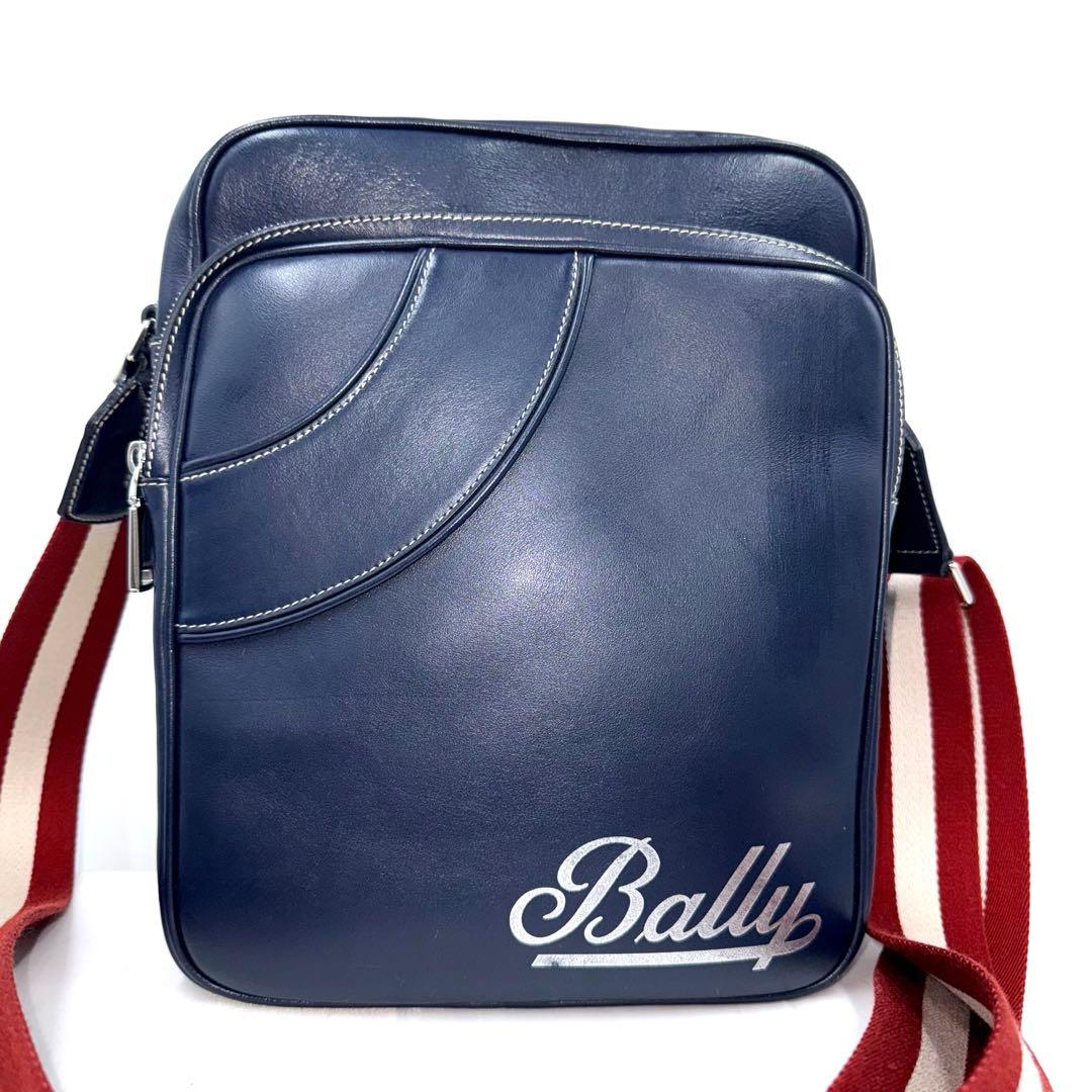 ✨美品✨BALLY バリー ショルダー トートバッグ ネイビー 近代モデル