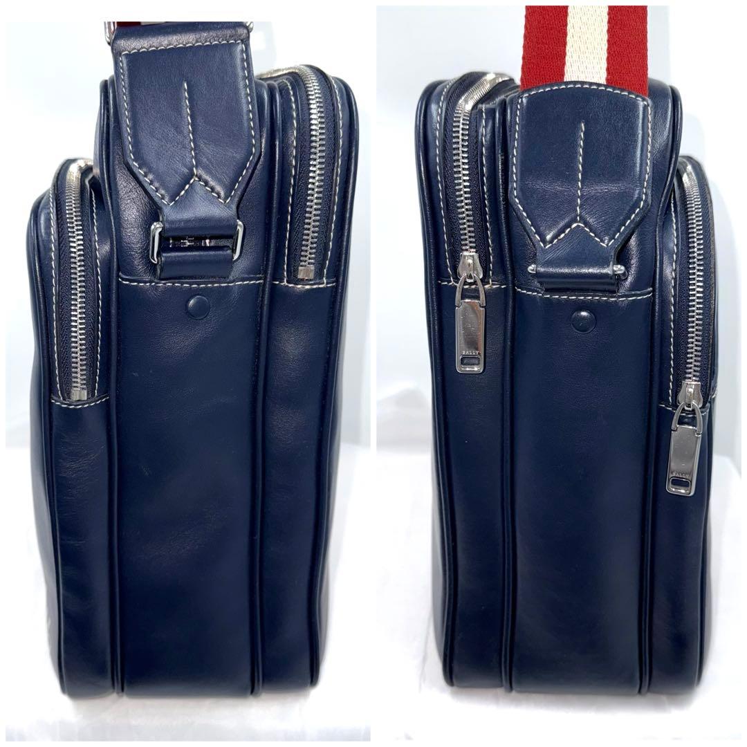 ✨美品✨BALLY バリー ショルダー トートバッグ ネイビー 近代モデル