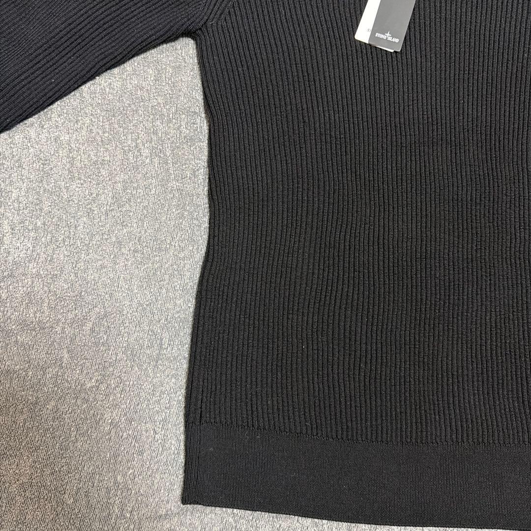 STONE  ウール ニット セーター ブラック XLサイズ