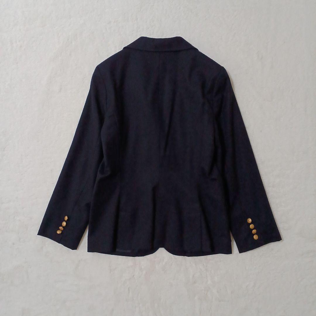 ポロラルフローレン 金ボタン テーラードジャケット ブレザー 紺ブレ ネイビー