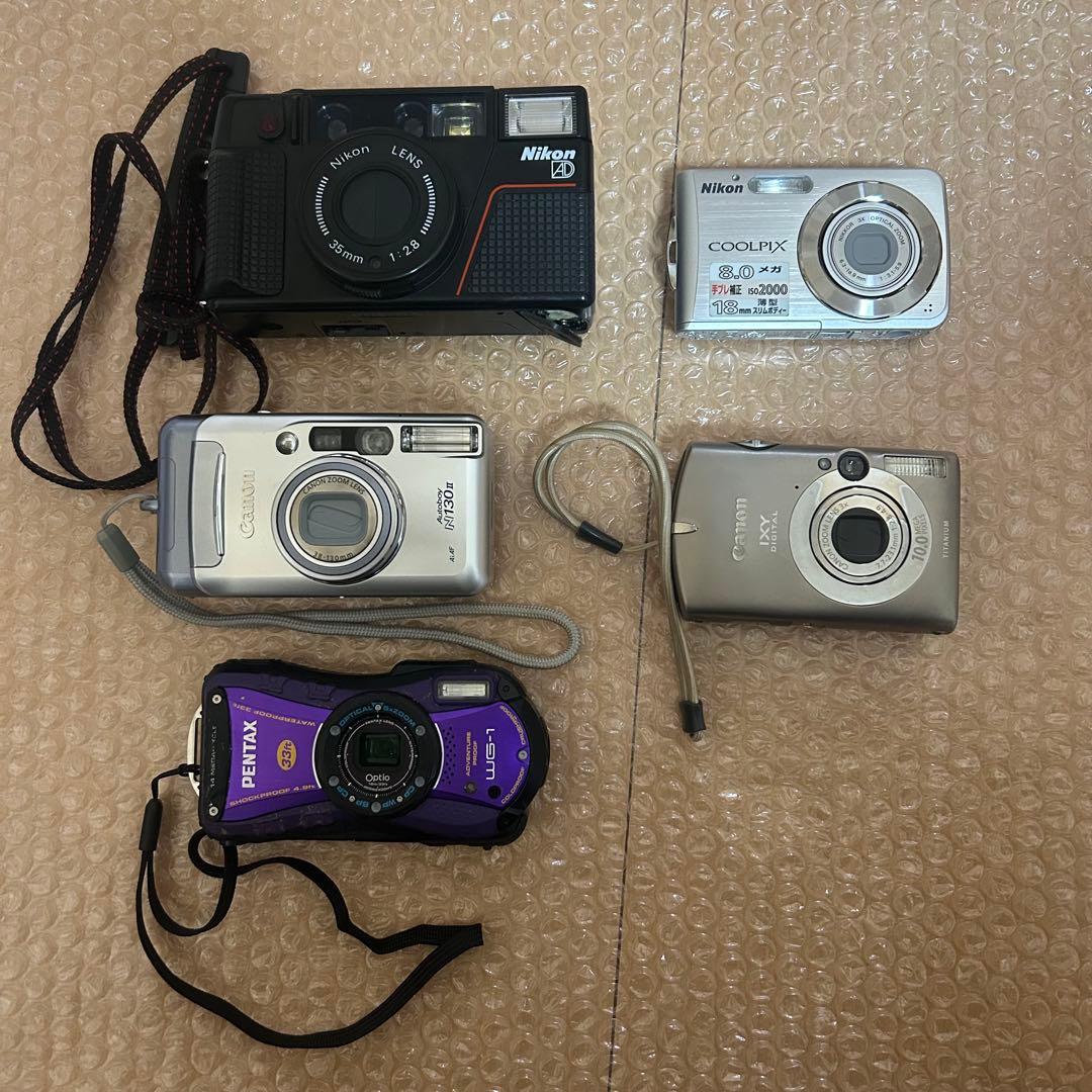 カメラ5点まとめ売り　Nikon Canon PENTAX