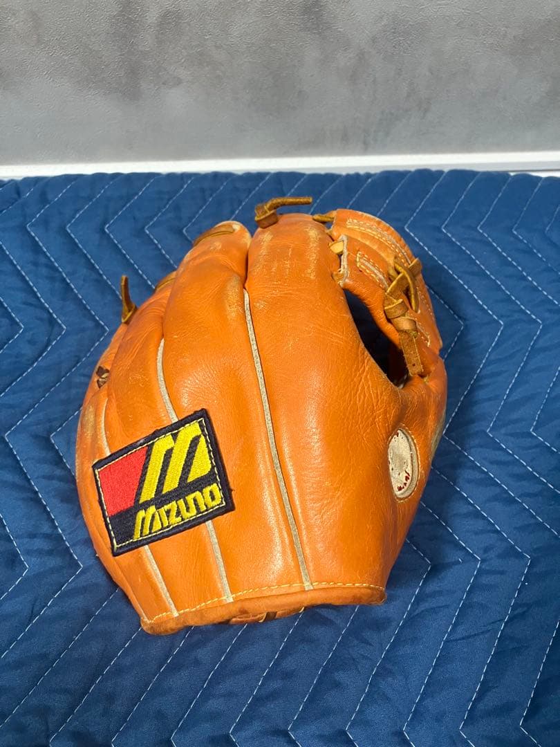 Mizuno Training 硬式グローブ オレンジ　ミズノ　赤カップ