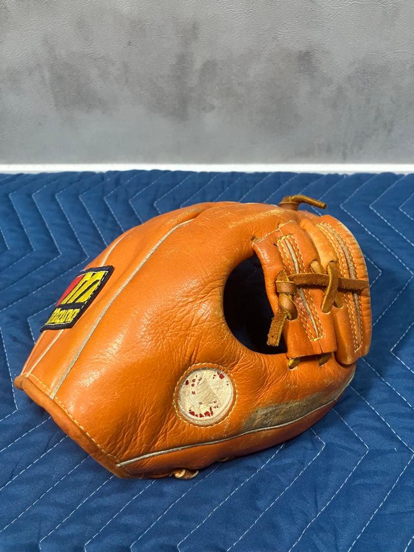 Mizuno Training 硬式グローブ オレンジ　ミズノ　赤カップ