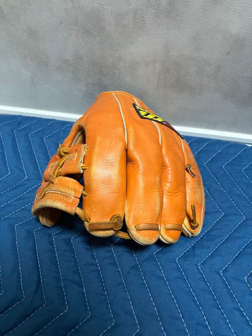 Mizuno Training 硬式グローブ オレンジ　ミズノ　赤カップ