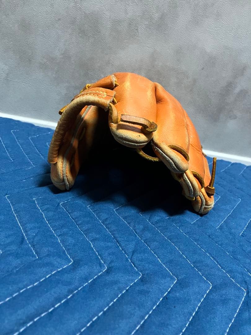 Mizuno Training 硬式グローブ オレンジ　ミズノ　赤カップ