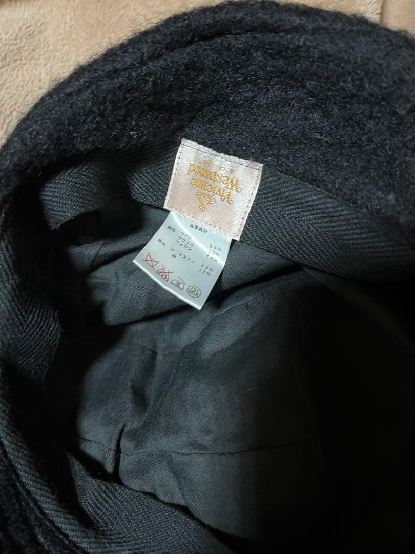 ヴィヴィアンウエストウッド キャスケット 黒