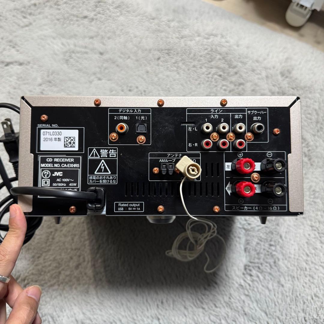 【ジャンク品】JVC ケンウッド コンポ CA-EXHR5 2016年