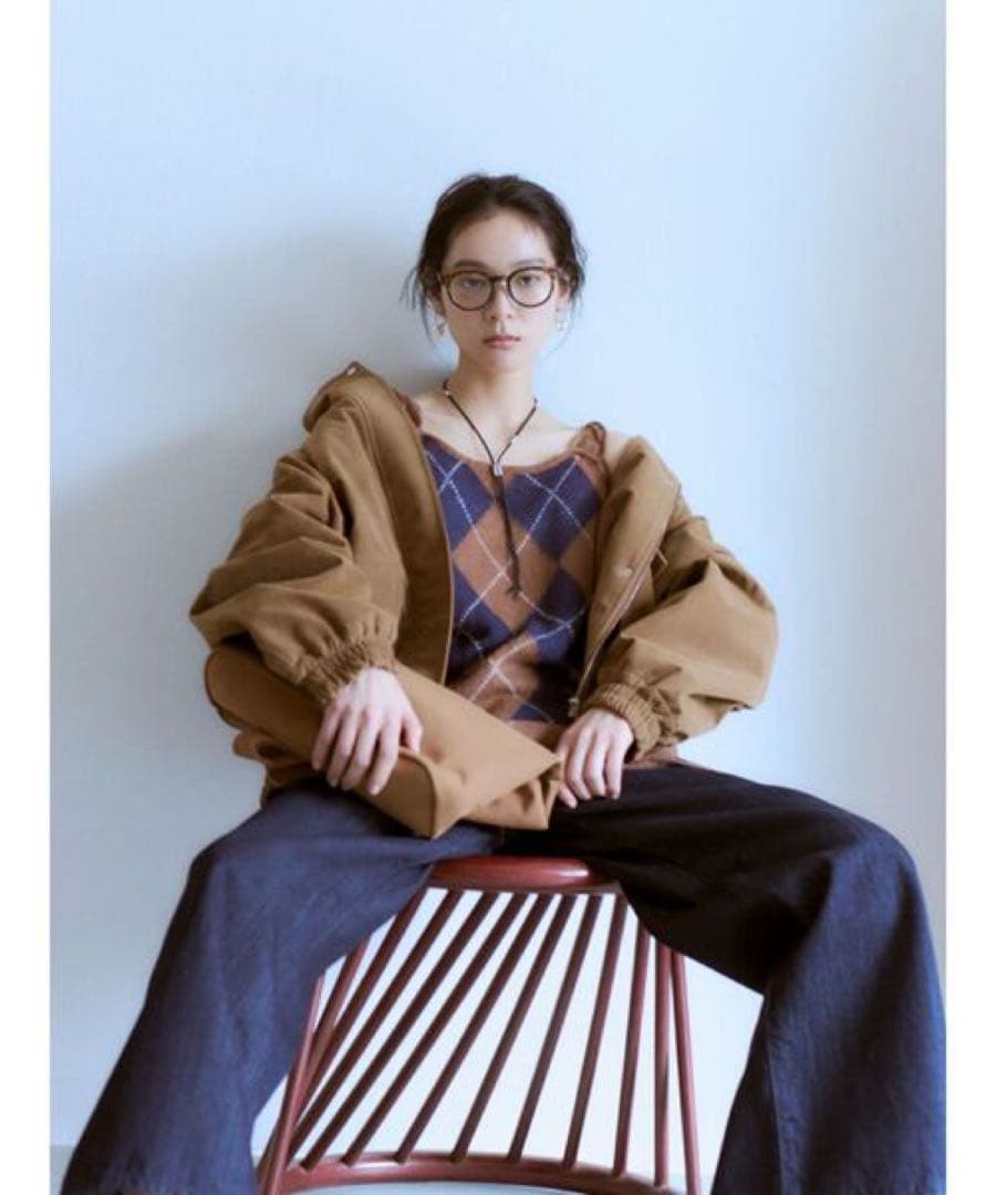 アングリッド　フェイクスウェードブルゾン