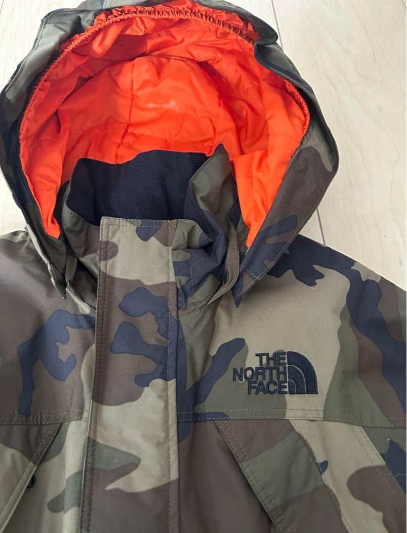 THE NORTH FACE 迷彩オーバーオール　スキーウェア　スノーボード