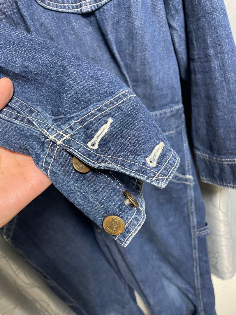 1時間限定値下げLee デニムツナギ　オールインワン　つなぎ