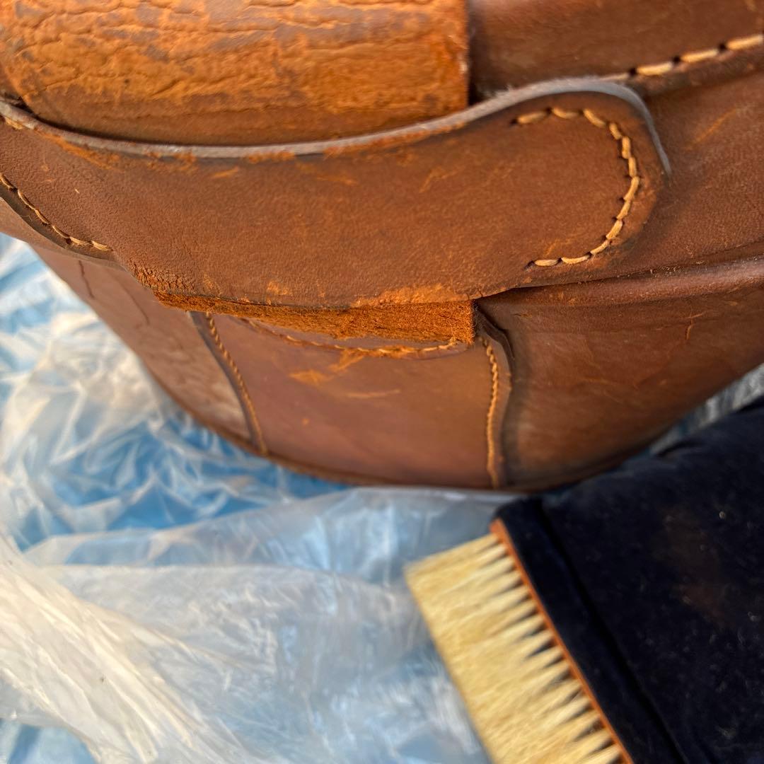 専用専用専用 イギリスアンティークレザーハットケース帽子GLYN&Coビンテージ