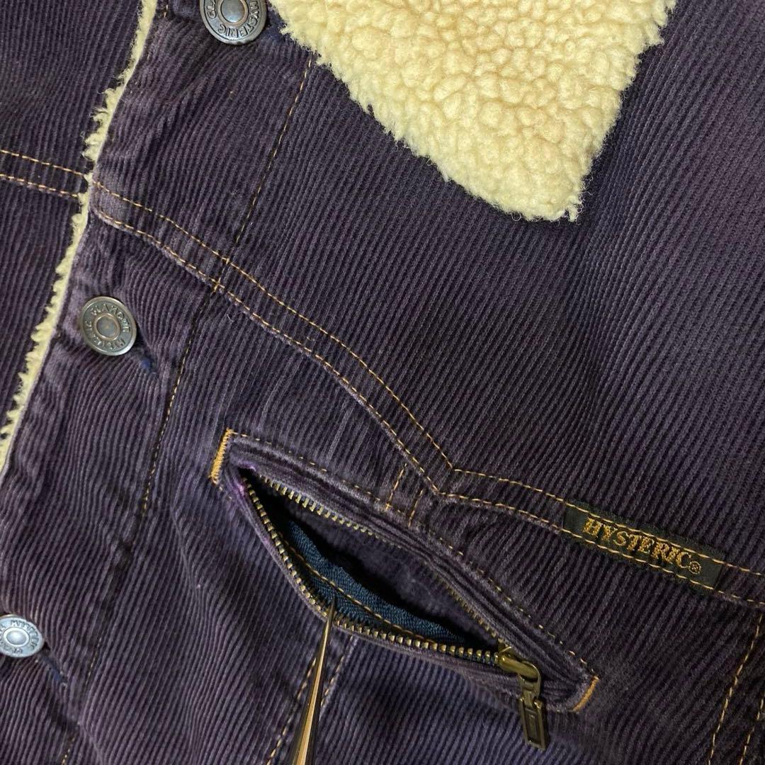 HYSTERIC GLAMOURヴィンテージ裏ボア　コーデュロイジャケット