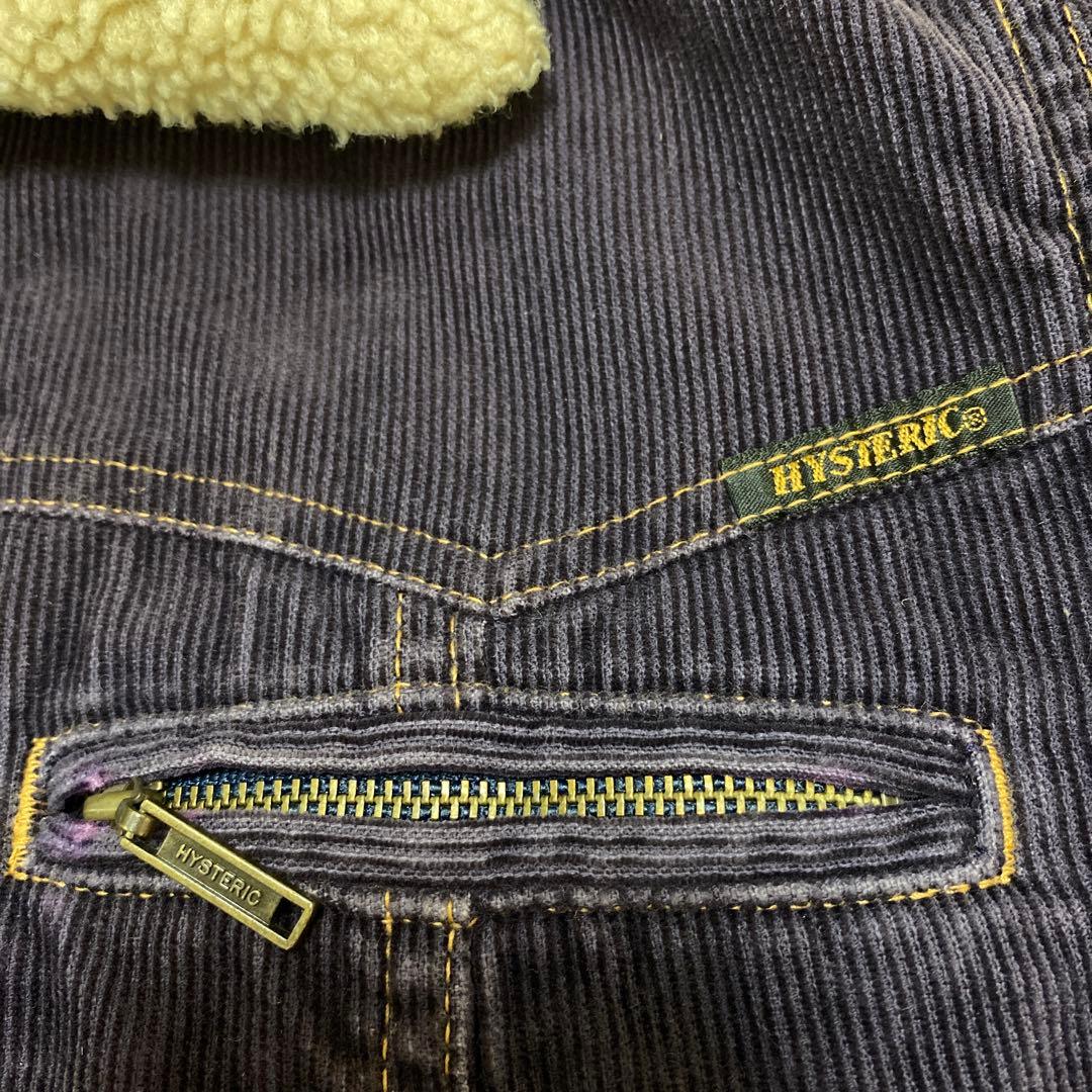 HYSTERIC GLAMOURヴィンテージ裏ボア　コーデュロイジャケット