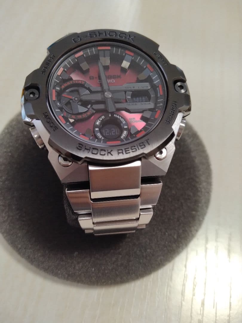 （61）【最終価格、極美品】 G-SHOCK GST-B400AD レッド