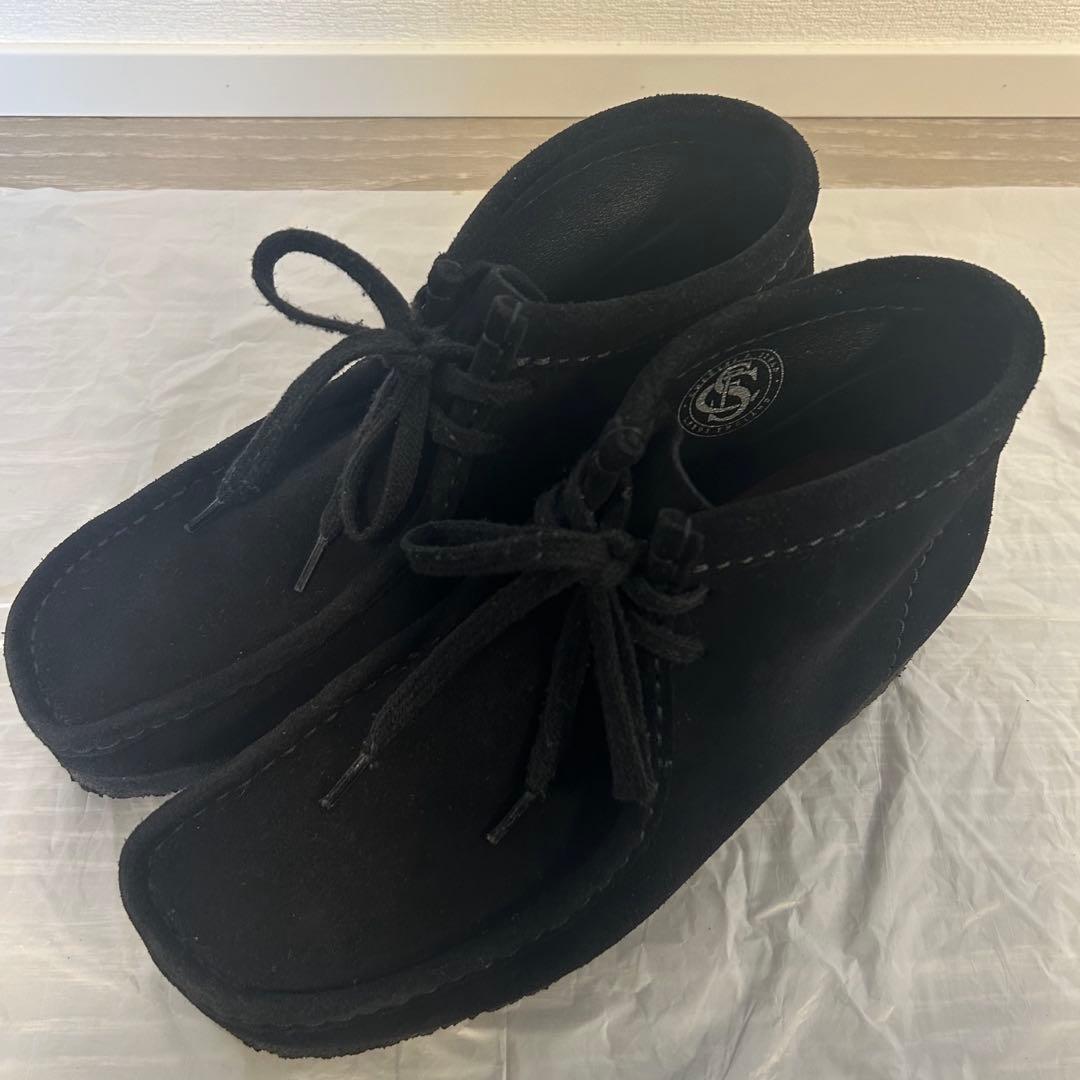 Clarks ワラビー ブーツ ブラック 24.5
