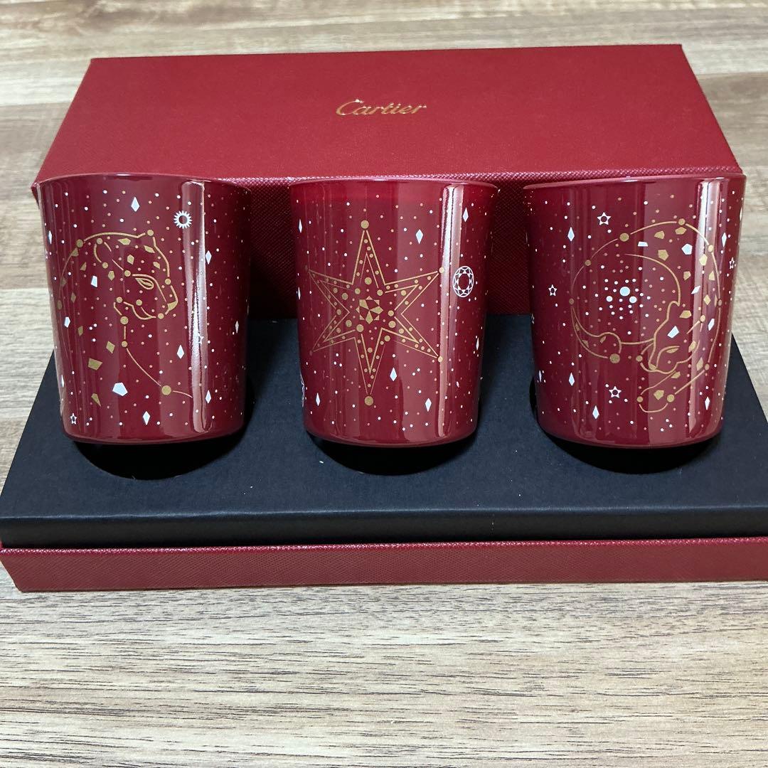 Cartier 星座モチーフ キャンドル 3個セット