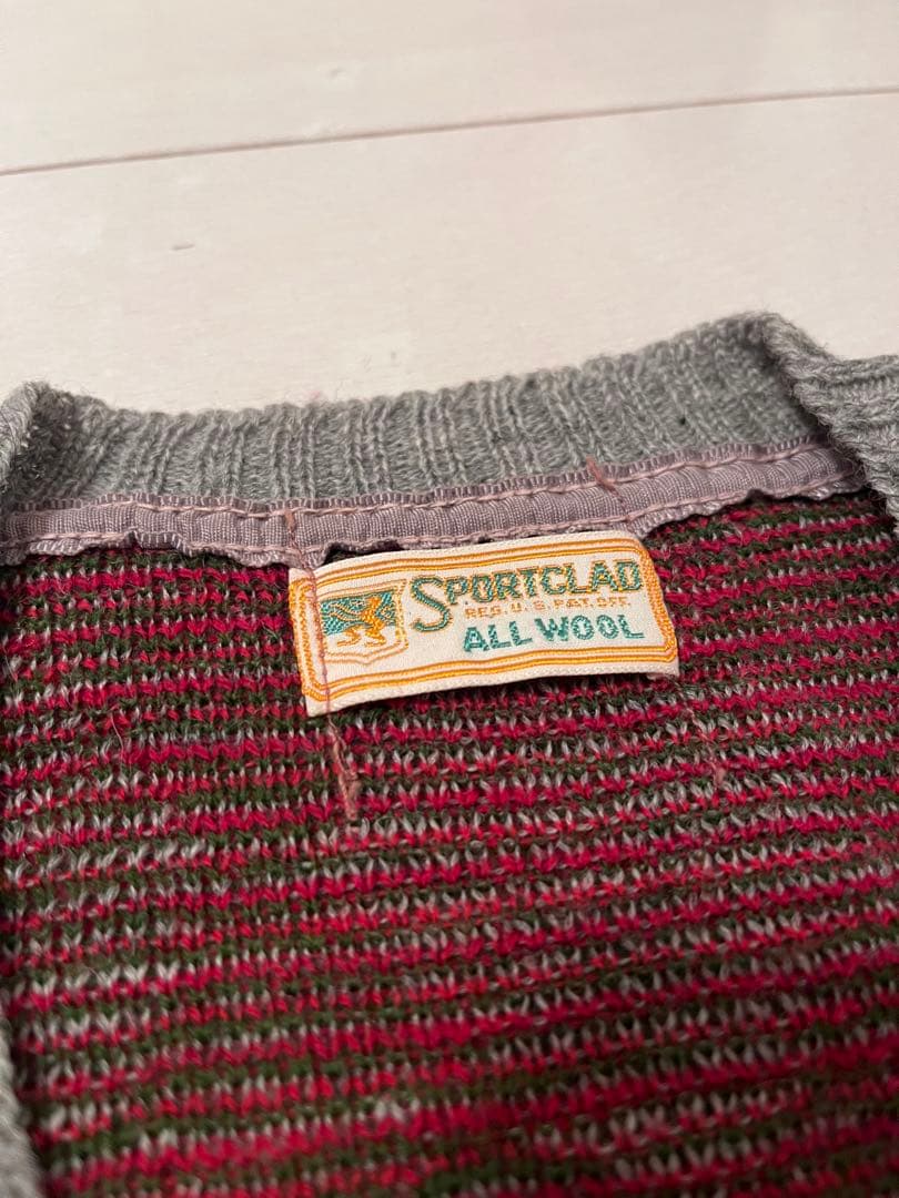 あ*か様 40s SPORTCLAD アーガイル　セーター
