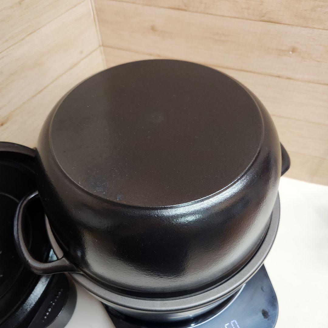 VERMICULAR 炊飯 ライスポット　5合炊　トリュフグレー/ポットブラック