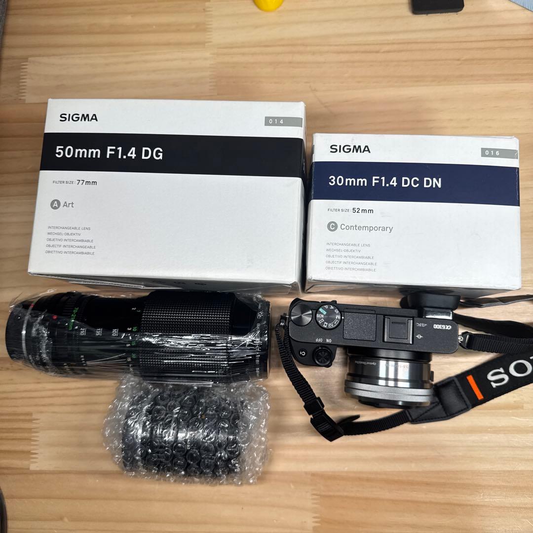 Sony α6300 豪華レンズセット Sigma 50mm・30mm F1.4