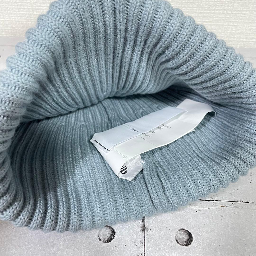 ストーンアイランド　コンパスロゴ　ビーニー ニット　ワッペン　極美品　正規品