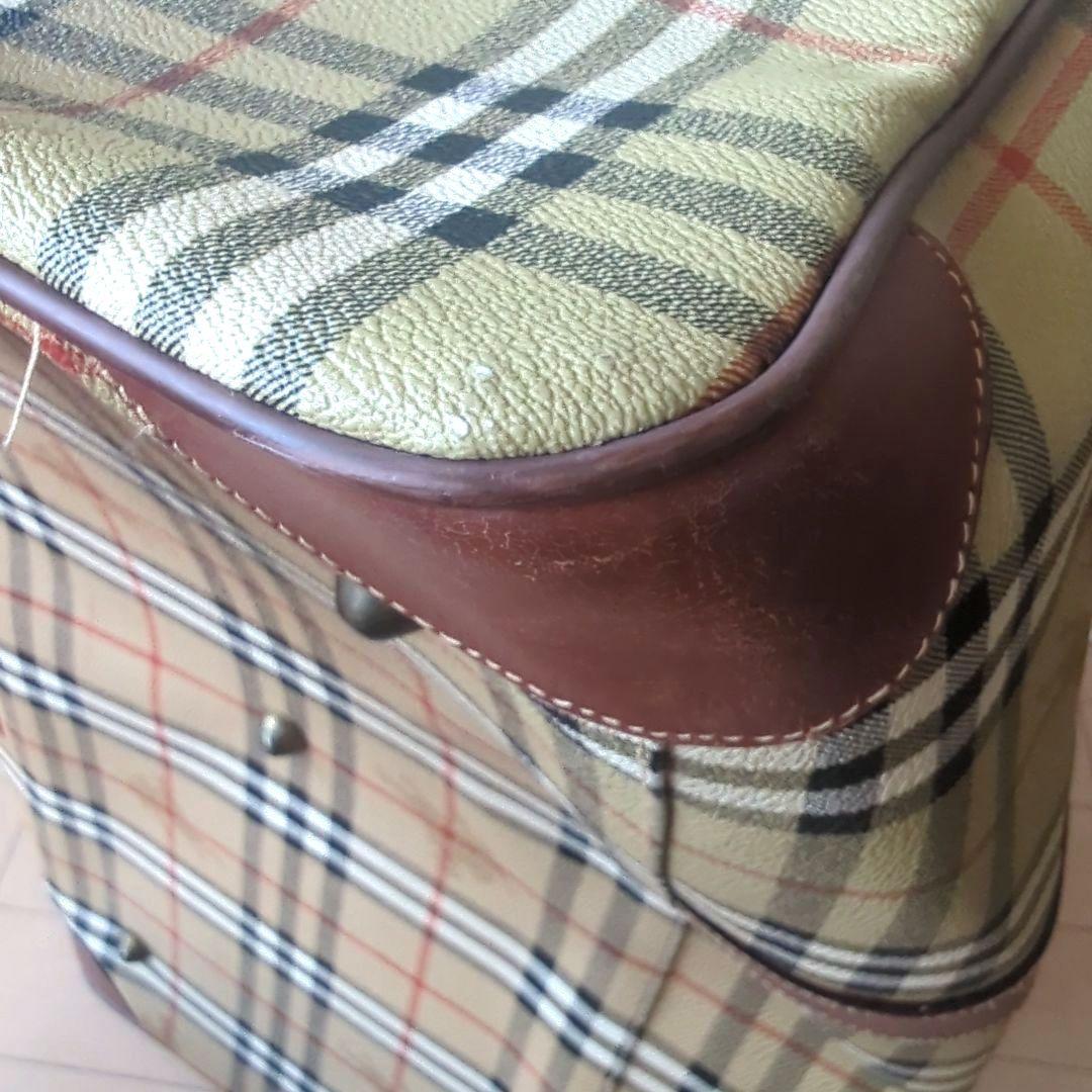 BURBERRY ノバチェック 横幅55cm大容量ボストンバッグ イタリア製