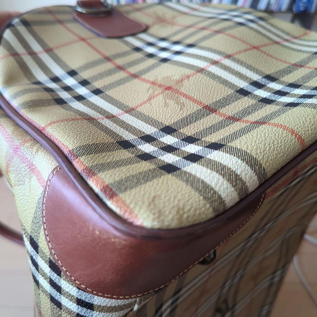 BURBERRY ノバチェック 横幅55cm大容量ボストンバッグ イタリア製
