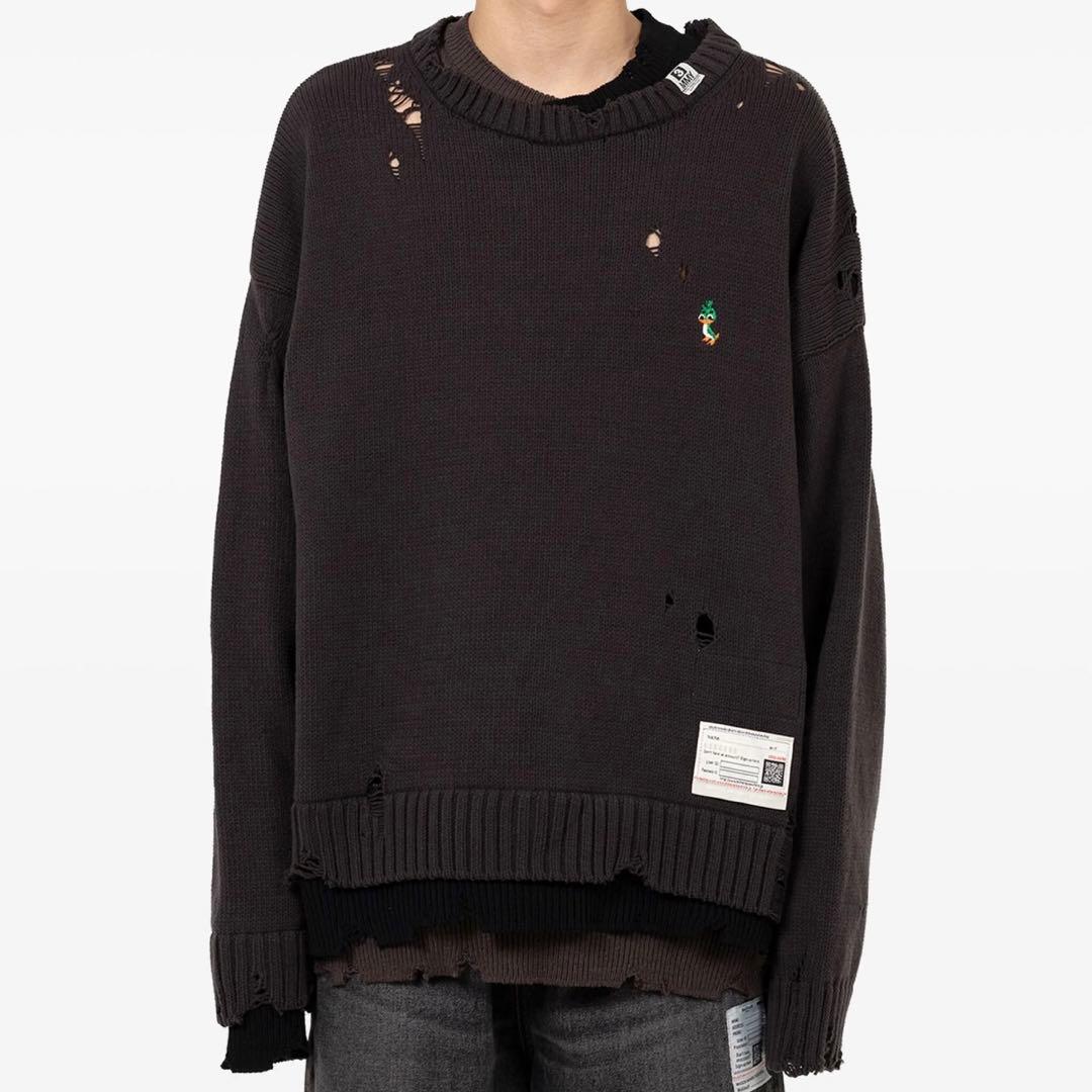 2*4様 【完売品】ミハラヤスヒロ トリプル レイヤード ニット セーター 46